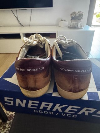 Golden Goose SuperStar Sneakers Marroni Nere