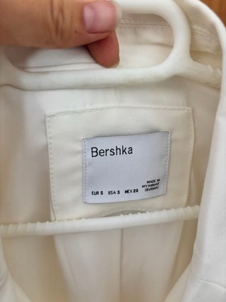 Blazer Blanco Bershka