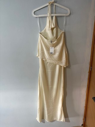 Vestido largo halter