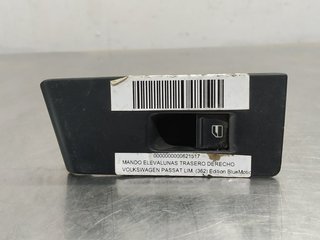 MANDO ELEVALUNAS TRASERO DERECHO VOLKSWAGEN PASSA