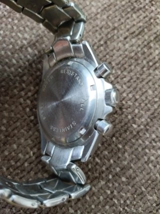 Reloj Yves Bertelen Chrono Bar Azul