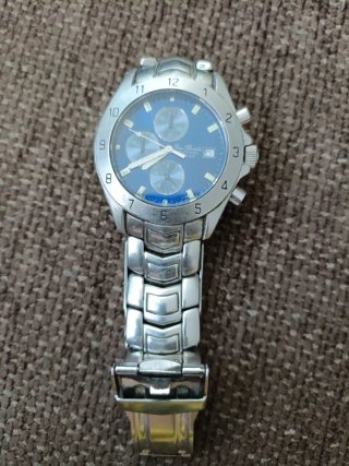 Reloj Yves Bertelen Chrono Bar Azul