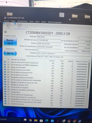 SSD Crucial BX 2TB SATA