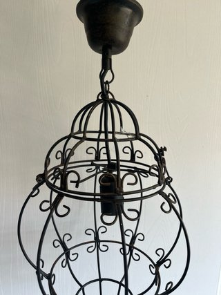 Gabbia lampada stile Murano