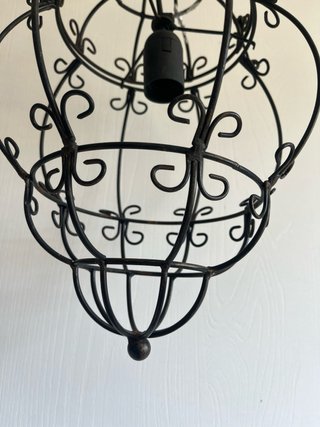 Gabbia lampada stile Murano