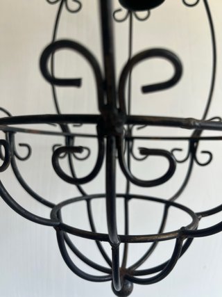 Gabbia lampada stile Murano
