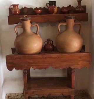 Cantaros de barro artesanales