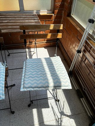Mesa y 2 Sillas Exterior Ikea