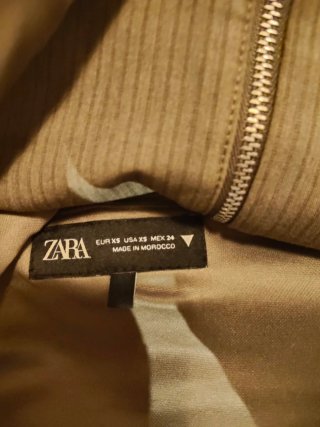 Chaleco elegante verde oliva talla XS