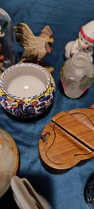 Gran Lote de Objetos Vintage y de Colección Cerámi