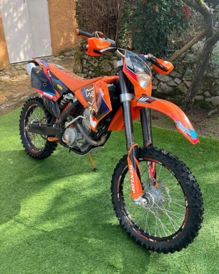 KTM Enduro/Motocross Naranja y Negra