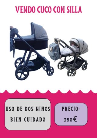 Cochecito Cuco y Silla Paseo Oyster