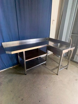 FREGADERO ESQUINA 180 y 120 CM