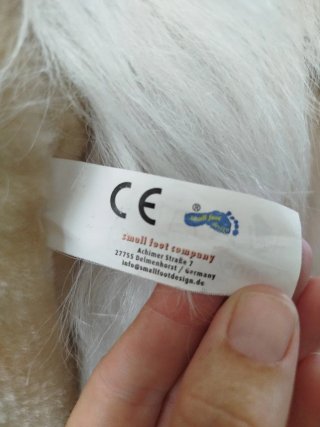 Caballo balancín peluche