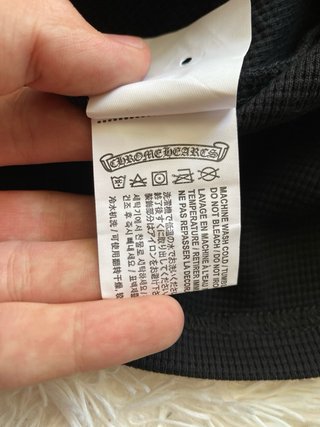 Chrome Hearts Maglia Waffle Argento 925 Taglia M