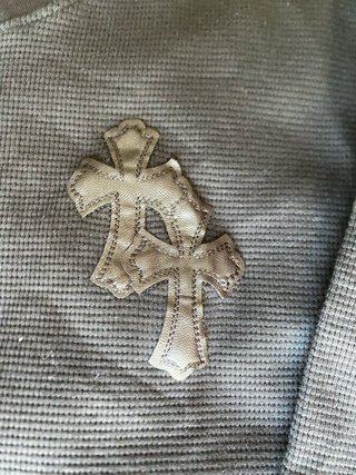 Chrome Hearts Maglia Waffle Argento 925 Taglia M
