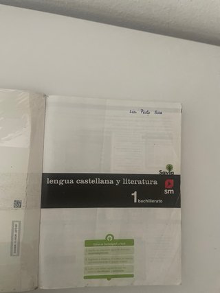 Lengua castellana y literatura 1 Bachillerato