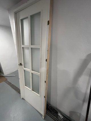 Puerta 72 con cristal translúcido alta calidad
