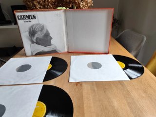 Carmen Bizet 3xLP Karajan Berliner Philharmoniker