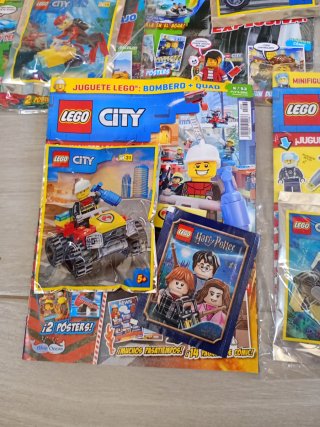Lote 5 Revistas LEGO City