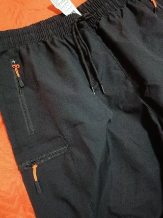 Pantaloncini cargo uomo neri taglia XL