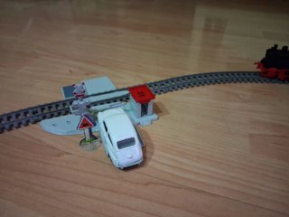 Trenes de miniatura y vías