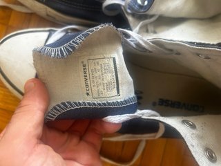 Zapatillas Converse Altas Azul Marino