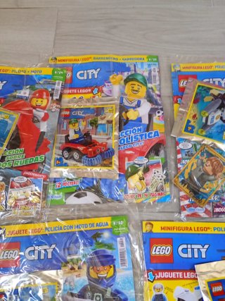 Lote 5 Revistas LEGO City