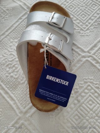 Sandalias Birkenstock Plata