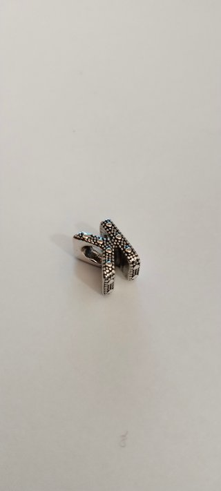 Charm Letra K Pandora Plata