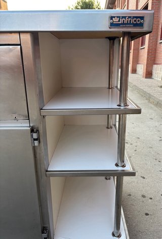 Mueble Cafetera Profesional Infrico Acero