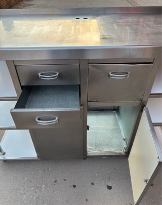 Mueble Cafetera Profesional Infrico Acero
