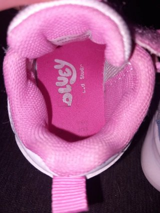 Scarpe bimba Bluey rosa e bianche