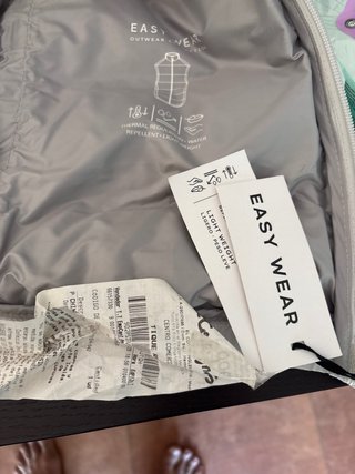 Chaleco plumífero sintético gris polar Easy Wear