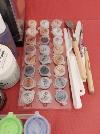 Lote Pinturas Acrílicas Tiza y Más