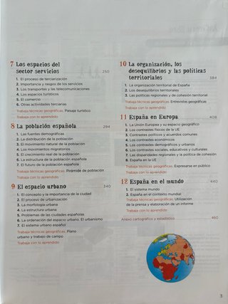 Geografía 2o Bachillerato