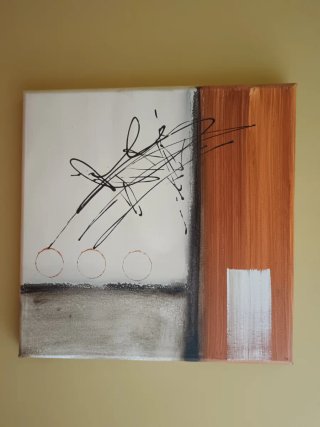Cuadro Decorativo Abstracto 50cm x 50cm