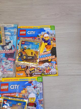 Lote 5 Revistas LEGO City