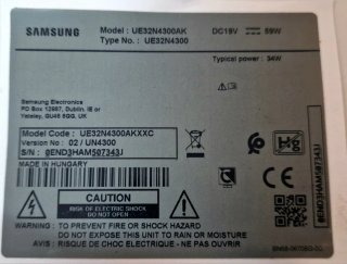 Placa PCB TV Samsung + componentes