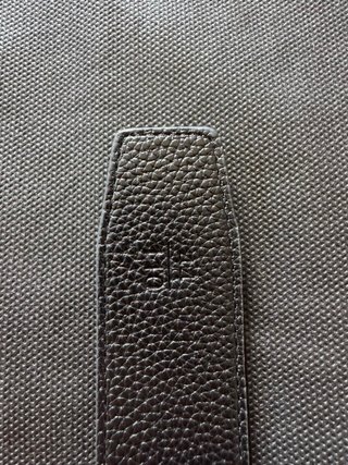 Cinturón HERMES Negro Hebilla Dorada