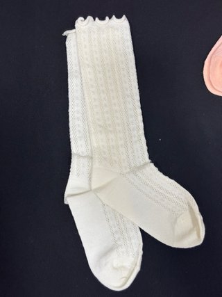 Vestito neonata manica lunga + scarpe + calzini