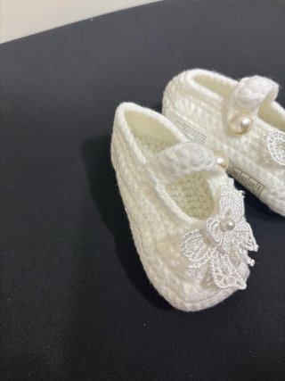 Vestito neonata manica lunga + scarpe + calzini