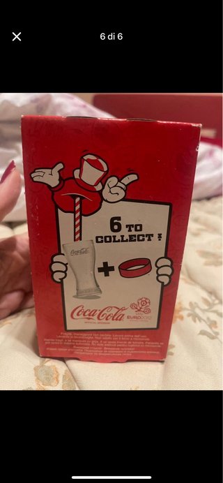 Bicchiere Coca Cola Euro 2012 McDonald's