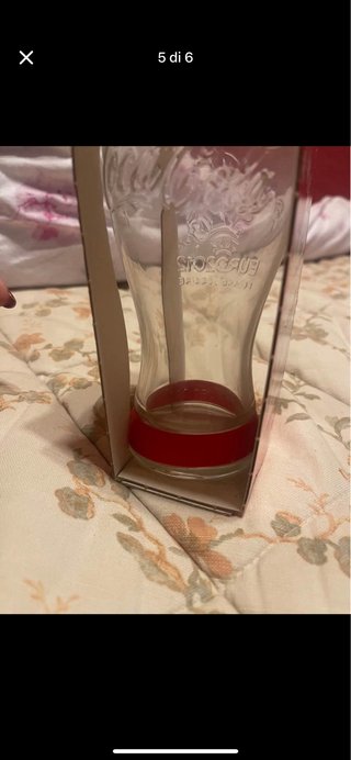 Bicchiere Coca Cola Euro 2012 McDonald's