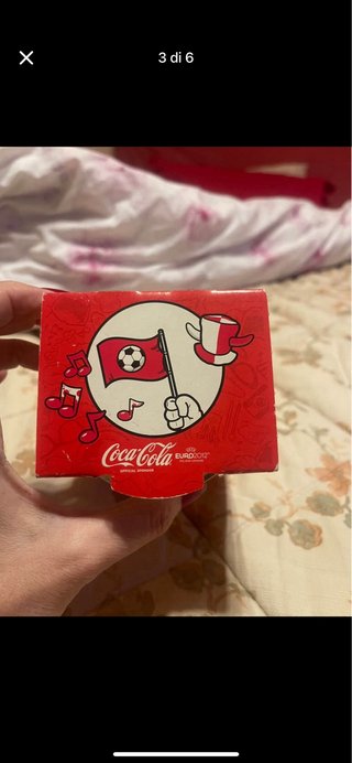 Bicchiere Coca Cola Euro 2012 McDonald's