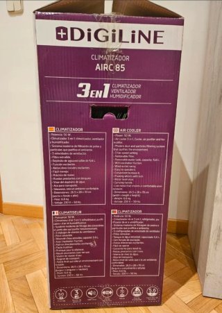 Climatizador evaporativo portátil Digiline AIRC 85