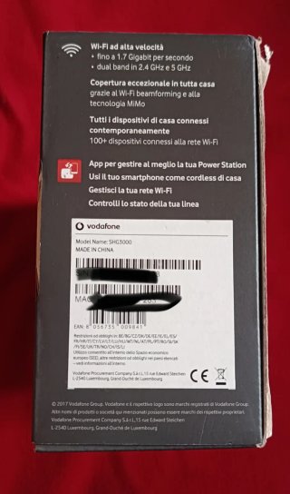 Vodafone Power Station Router Fibra Ottica