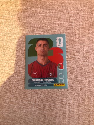 Carta Mundial Cristiano Ronaldo