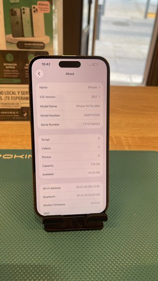 iPhone 14 Pro Max 128GB Morado