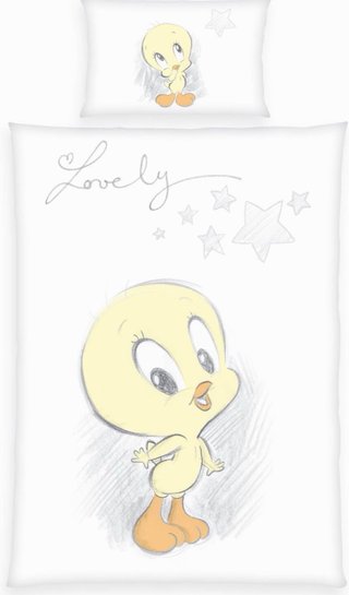 Juego sábanas Looney Tunes 100x135cm 100% algodón